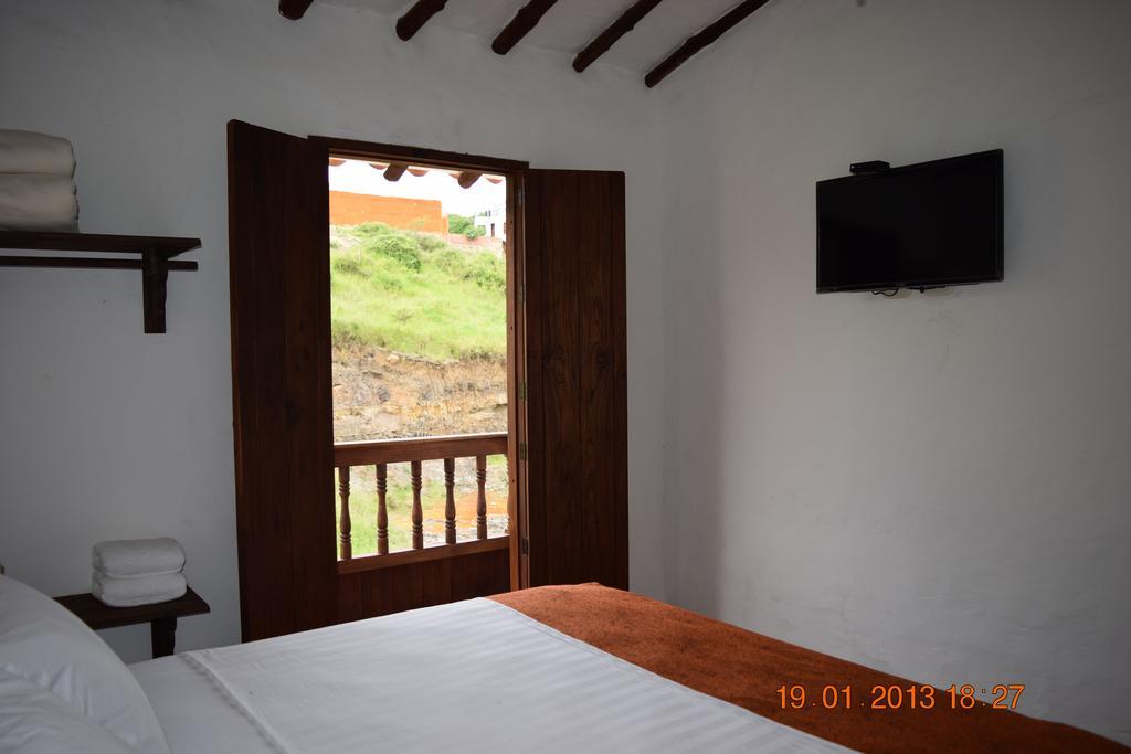 Casona Chara Otel Barichara Oda fotoğraf